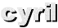 cyril