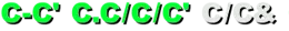 C-C' C.C/C/C' C/C& C'C/