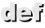 def